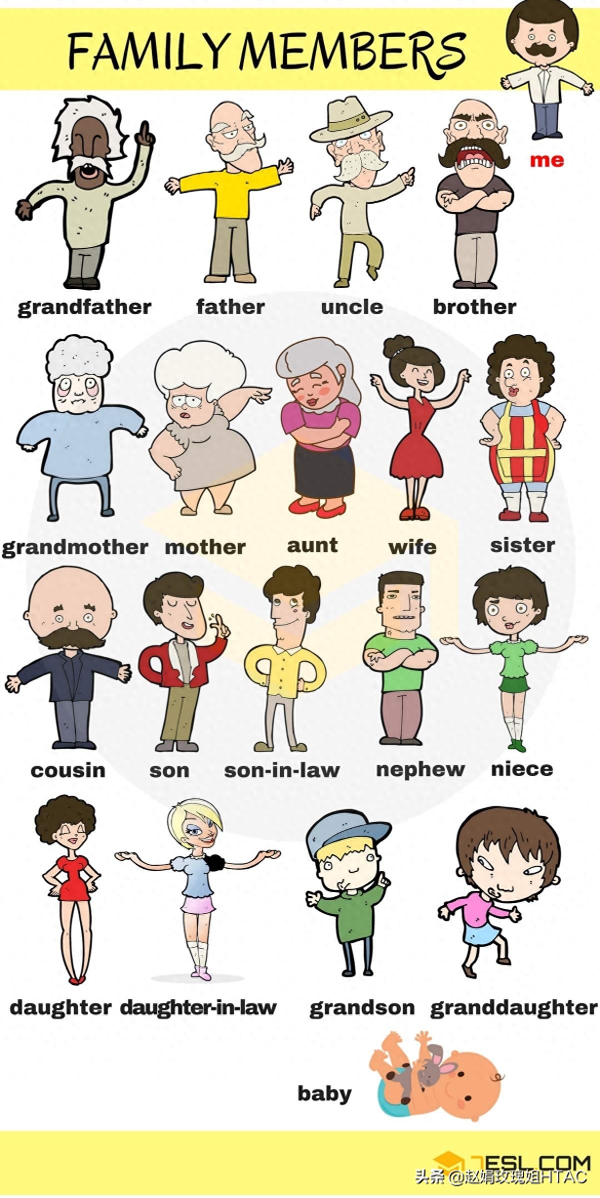 家庭成员英语_家庭成员英语作文